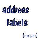 address labels